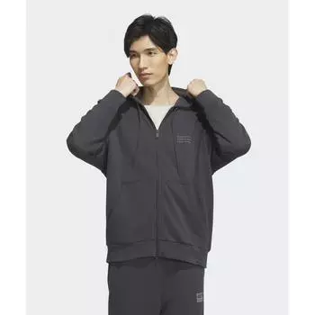 Толстовка ADIDAS VERBIAGER на молнии - карбон IS7426