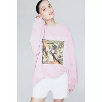 Толстовка большого размера с принтом HM Pink The Smashing Pumpkins