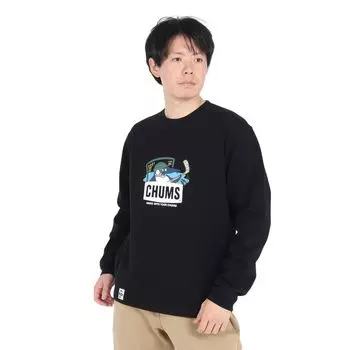 Толстовка Booby Ice Hockey Crew Top черная [Chums] мужская чёрный