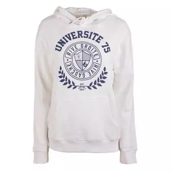 Толстовка Campus с капюшоном и университетским гербом белый/темно-синий Женщины LA PETITE ETOILE