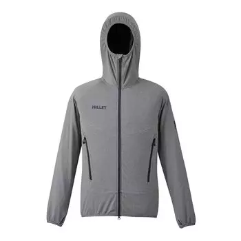 Толстовка Classic Dry Grid Hoodie MIV02040 Smoked Pearl M [Millet] для мужчин (НОВЫЙ ЛОГОТИП)