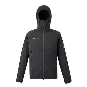 Толстовка Classic Dry Grid Hoodie MIV02040 XL [Millet] мужская, цвет черный-нуар (НОВЫЙ ЛОГОТИП)