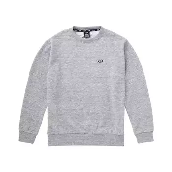 Толстовка DAIWA с круглым вырезом и принтом «Перо чайки», серая, XL DE-8322