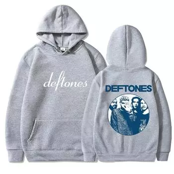 Толстовка DEFTONES с капюшоном из флиса, осенняя, теплая, из полиэстера, для мужчин и женщин, повседневная, уличная, S-3XL, верхняя одежда S