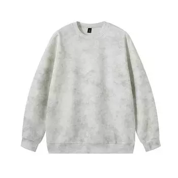 Толстовка Dirty Tie-dye, мужская, весна-осень, американская ретро-тяжелая, трендовая, с круглым вырезом, уличная, для пар M