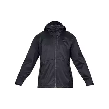 Толстовка для бега Under Armour Porter Training с теплой флисовой подкладкой Мужские куртки черные 1316018-001 S