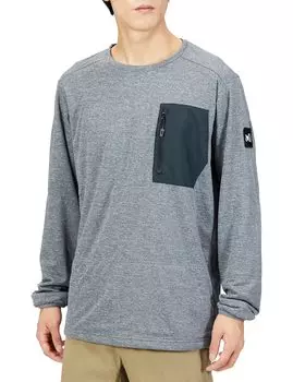 Толстовка для холодной погоды Alpha Light Sweat II Crew MIV01902 Charcoal Heather L [Millet] для мужчин