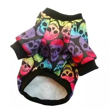 Толстовка для питомца на Хэллоуин, свитер для собак, пальто, ткань, креативный костюм, одежда для вечеринок, забавные платья S