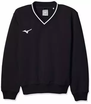 Толстовка для тенниса, антибактериальная, устойчивая к запахам, впитывающая пот, быстросохнущая, эластичная, UPF50, для подростков, 62JC8101, детская, черная, размер от 140 до японского чёрный