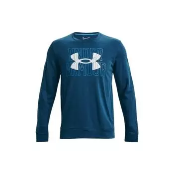 Толстовка для тренировок Under Armour с круглым вырезом, мужские топы, синяя 1370391-458 L