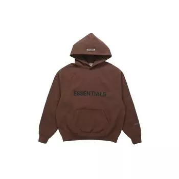 Толстовка Fear of God Essentials на флисовой подкладке FW20 Верхняя одежда унисекс Коричневый FOG-FW20-164