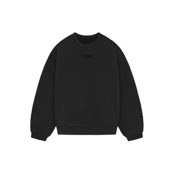 Толстовка Fear of God Essentials с круглым вырезом, темно-черные мужские топы 192SP244684F XS