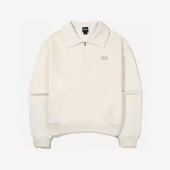 Толстовка Fila Brushed Basic с застежкой-молнией на половину длины Fs2pog4151f Swh SAND WHITE/W85
