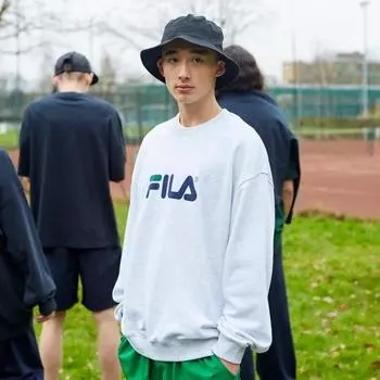 Толстовка Fila Heritage Linear Fe2poe5111x Mly MELANGE GREY/110