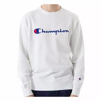 Толстовка флисовая Standard Script Logo белая XL [Champion] (Старая модель) C3-H004 Мужской белый