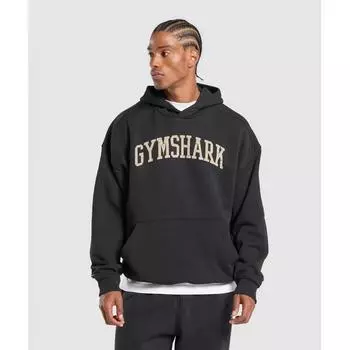 Толстовка Gymshark Collegiate черная A1b8s Bb2j XS