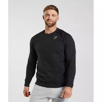 Толстовка GYMSHARK Crest, черная A2A1V BBBB XS