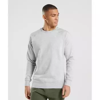 Толстовка GYMSHARK Crest Светло-серый меланжевый A2A1V GBFG XS