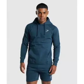 Толстовка GYMSHARK Crest Темно-синяя A2A4G UBCY 3XL