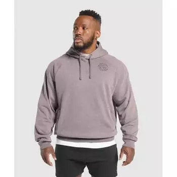 Толстовка Gymshark Premium Legacy с капюшоном, матовая фиолетовая A6a6z Pb02 XS