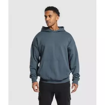 Толстовка GYMSHARK Rest Day Essentials Титановый синий A3A8Z UCMQ XS