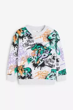 Толстовка H&M светло-серая