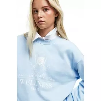 Толстовка HM Design Голубая Wellness