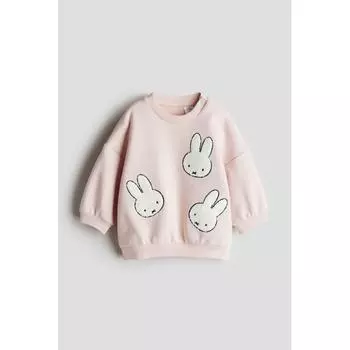 Толстовка HM design светло-розовая Miffy