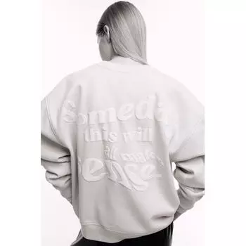Толстовка HM Design светло-серая Someday