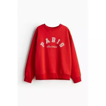 Толстовка HM красный Париж