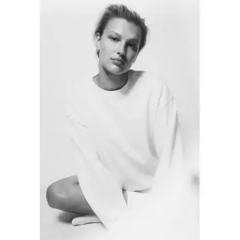 Толстовка HM кремового цвета