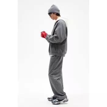 Толстовка HM Loose Fit Half Zip, темно-серая XS