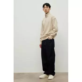 Толстовка HM Loose Fit Zip Detail, бежевая S