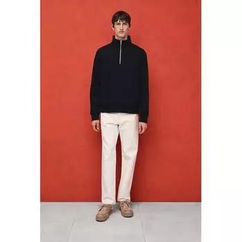 Толстовка HM Regular Fit с застежкой-молнией, цвет темно-синий XS