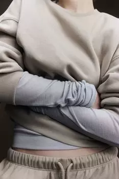 Толстовка HM светло-серая