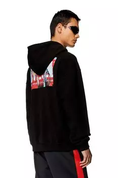 Толстовка Худи A127520IEAX L Черный 9XX [Diesel] Мужская S-BOXT-HOOD-N8 чёрный