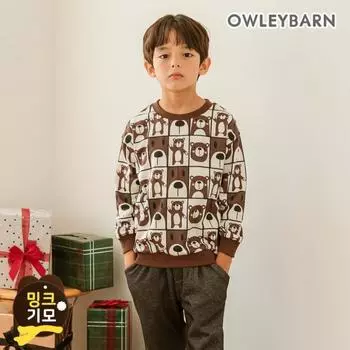 Толстовка из меха норки Olivan Bear Check Brown Brown/140