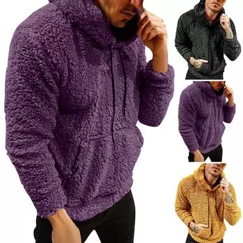 Толстовка из зернистого бархата с длинными рукавами и принтом европейских и американских букв на шнурке L хаки