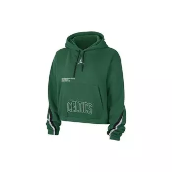 Толстовка Jordan Courtside Statement Edition Boston Celtics, женская толстовка с капюшоном зеленого цвета DO0150-312 S