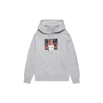 Толстовка Jordan x Undefeated Weights Хизер Серая мужская уличная одежда DX6317-050 S