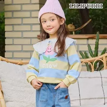 Толстовка Lilypuri Hello Flower синяя Blue/110