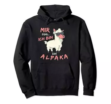 Толстовка Mir Egal Ich bin ein Alpaca Cool Lama Gift |