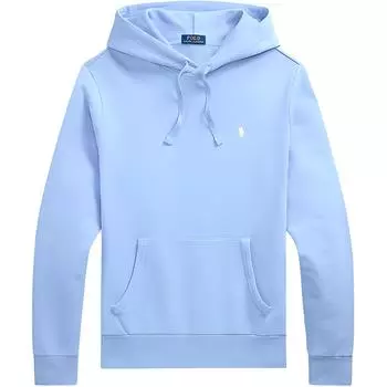 Толстовка мужская Polo Ralph Lauren с капюшоном, с длинным рукавом, однотонная, синяя, 710916690-026 S