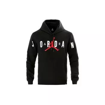 Толстовка мужская с капюшоном Jordan на флисовой подкладке черная 834372-010 M