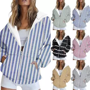 Толстовка на молнии, женские толстовки с длинными рукавами, осенние наряды, большие толстовки с капюшоном, повседневные модные куртки XXL золотой