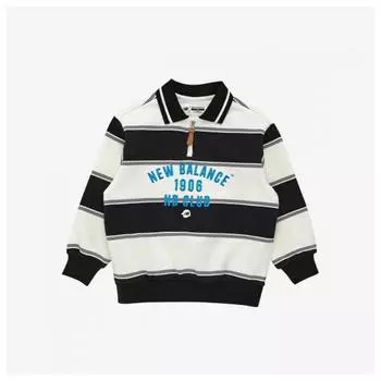 Толстовка New Balance Skies Essential Border Stripe (19)Black/110