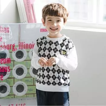 Толстовка Olivan Leo Argyle Меланж melange/150