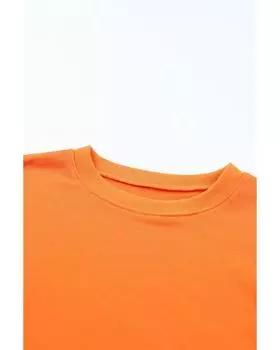 Толстовка-пуловер с круглым вырезом Azura Exchange XL оранжевый