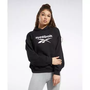 Толстовка REEBOK CL AE BIG LOGO FT, черная HH9756 0XS