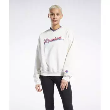 Толстовка REEBOK CL ENERGY Q3 цвета слоновой кости HH9801